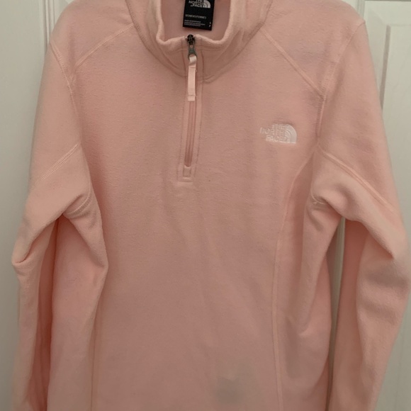 The North Face Jackets & Blazers - The North Face Women's Light Pink 1/4 Zip Fleece Pullover